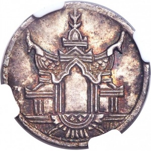 Реверс монеты Камбоджа, ¼ тикаля, 1847
