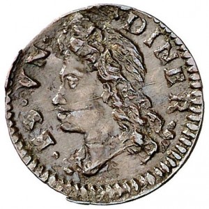 Аверс монеты Каталония, 1 динеро, 1707-1711
