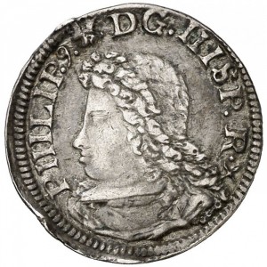 Аверс монеты Каталония, 1 кроат, 1705-1706