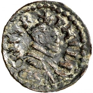 Аверс монеты Каталония, 1 динеро, 1598, Город Гранольерс