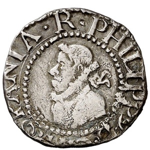 Аверс монеты Каталония, ½ кроата, 1599-1620