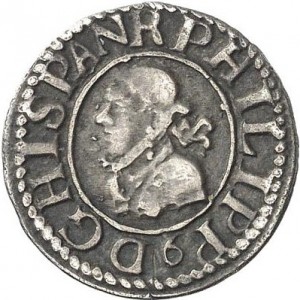 Аверс монеты Каталония, ½ кроата, 1611-1619
