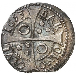 Реверс монеты Каталония, 1 кроат, 1626-1658