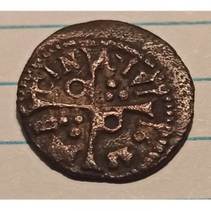 Реверс монеты Каталония, 1 динеро, 1640-1648