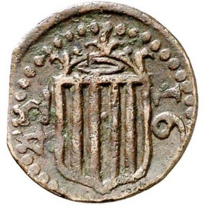 Аверс монеты Каталония, 1 динеро, 1641-1642