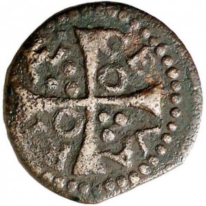 Реверс монеты Каталония, 1 динеро, 1641-1642