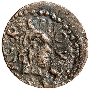 Аверс монеты Каталония, 1 динеро, 1641-1646