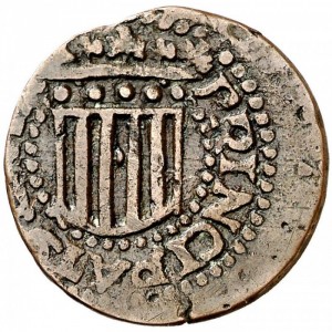 Аверс монеты Каталония, 1 сейсено, 1641