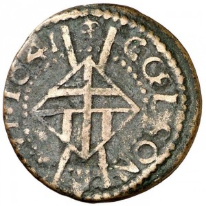 Реверс монеты Каталония, 1 сейсено, 1641
