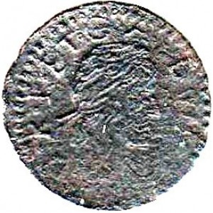 Аверс монеты Каталония, 1 сейсено, 1642