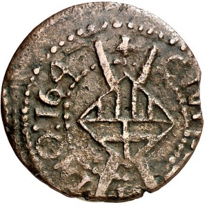 Реверс монеты Каталония, 1 сейсено, 1642