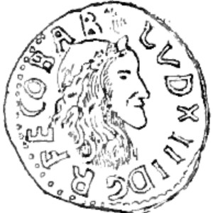 Аверс монеты Каталония, 1 сейсено, 1642
