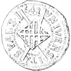 Реверс монеты Каталония, 1 сейсено, 1642