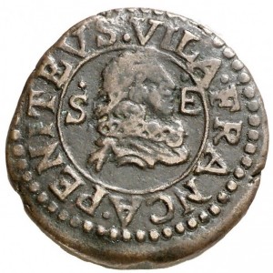 Аверс монеты Каталония, 1 сейсено, 1642