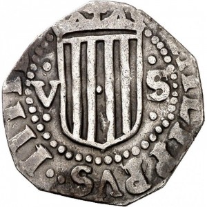 Аверс монеты Каталония, 5 су, 1640-1641