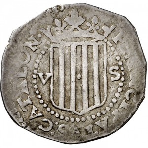 Аверс монеты Каталония, 5 су, 1641