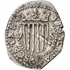 Аверс монеты Каталония, 5 су, 1642