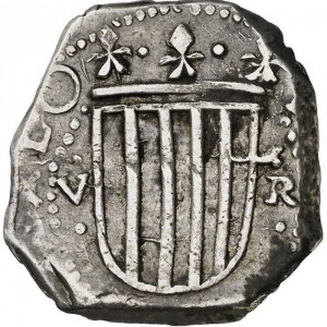 Аверс монеты Каталония, 5 реалов, 1641-1642