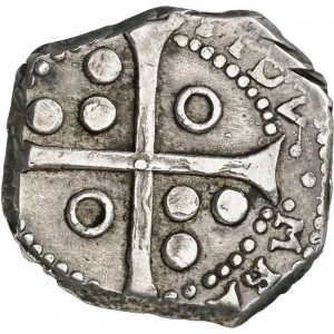 Реверс монеты Каталония, 5 реалов, 1641-1642