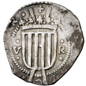 Аверс монеты Каталония, 5 реалов, 1641
