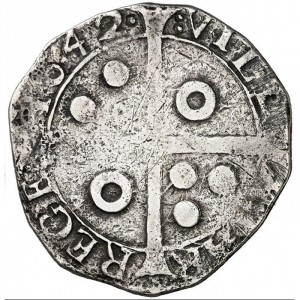 Реверс монеты Каталония, 5 реалов, 1641-1642