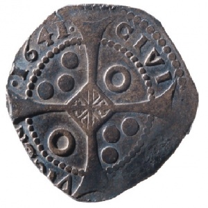 Реверс монеты Каталония, 5 реалов, 1641