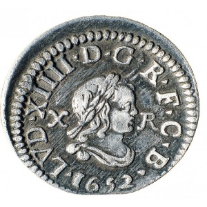 Аверс монеты Каталония, 10 реалов, 1652
