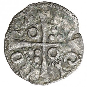 Реверс монеты Каталония, 1 динеро, 1479