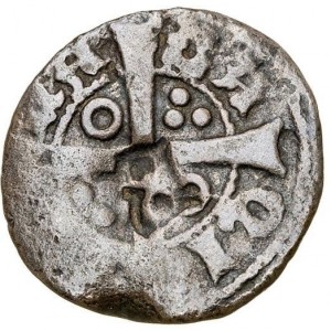Реверс монеты Каталония, 1 динеро, 1479