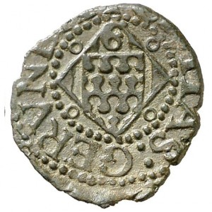 Реверс монеты Каталония, 1 динеро, 1556