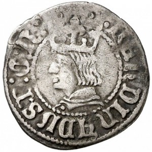 Аверс монеты Каталония, ½ кроата, 1479