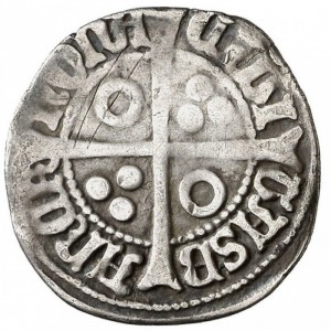 Реверс монеты Каталония, ½ кроата, 1479
