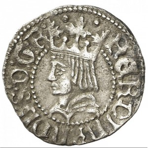 Аверс монеты Каталония, ½ кроата, 1479