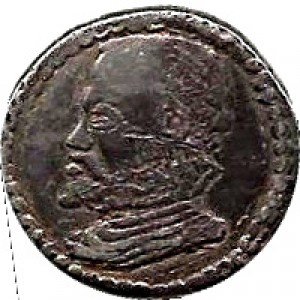 Аверс монеты Каталония, 1 кроат, 1595-1598