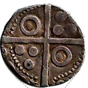 Реверс монеты Каталония, 1 кроат, 1595-1598
