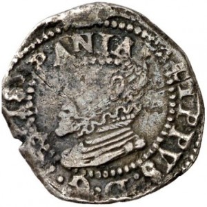Аверс монеты Каталония, 1 кроат, 1595-1598