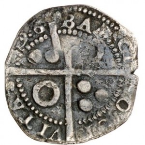 Реверс монеты Каталония, 1 кроат, 1595-1598