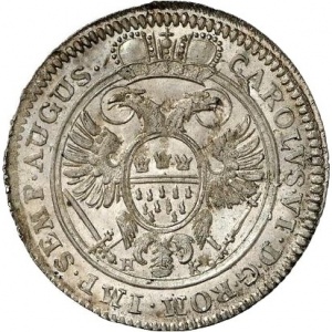 Аверс монеты Кельн, 8 альбусов, 1733-1735