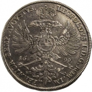 Реверс монеты Кельн, ½ талера, 1699