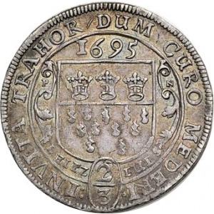 Реверс монеты Кельн, ⅔ талера, 1693-1700