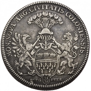 Реверс монеты Кельн, 1 талер, 1699-1702
