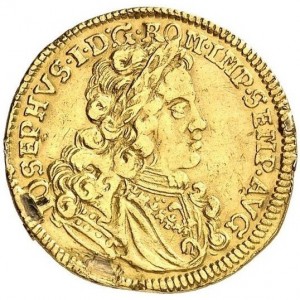 Аверс монеты Кельн, 1 дукат, 1705-1708