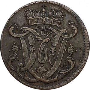 Аверс монеты Кельн, ¼ штюбера, 1763-1767