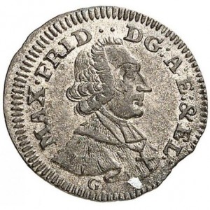 Аверс монеты Кельн, ¼ штюбера, 1776