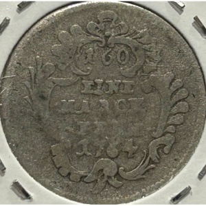 Реверс монеты Кельн, 6 штюберов, 1764-1765