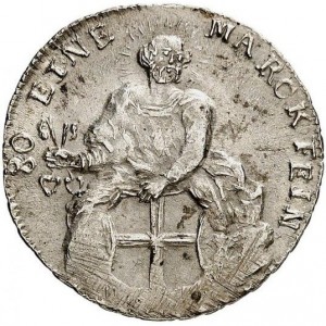 Реверс монеты Кельн, ⅛ талера, 1761, Вакантный престол