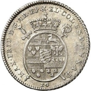 Аверс монеты Кельн, ⅛ талера, 1764-1766