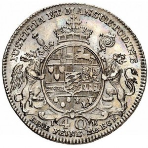 Реверс монеты Кельн, ¼ талера, 1765-1766, Вакантный престол