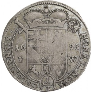 Реверс монеты Кельн, ⅓ талера, 1693