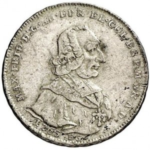 Аверс монеты Кельн, ½ талера, 1765